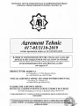 017-05/3110-2019 Agrement Tehnic - Baterii cu monocomanda pentru instalatii sanitare