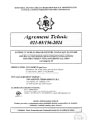 021-05/156-2024 Agrement Tehnic - Baterii cu dubla comanda pentru instalatii sanitare