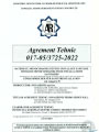 017-05/3725-2022 Agrement Tehnic - Baterii cu monocomanda pentru instalatii sanitare